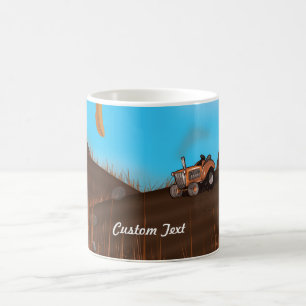 Traktor auf dem Bauernhof Kaffeetasse