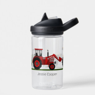 Traktor-Backhoe-Landmaschinen personalisieren den  Trinkflasche