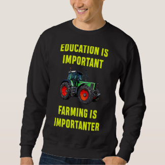 Traktor Bauer Kinder Landwirtschaft Landwirtschaft Sweatshirt