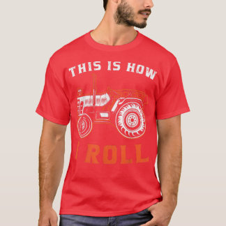 Traktor-Bauer So rolle ich T-Shirt
