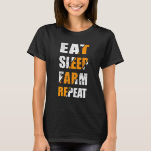 Traktor Bauernhof Landwirtschaft Kuh Bauer Sprüche T-Shirt
