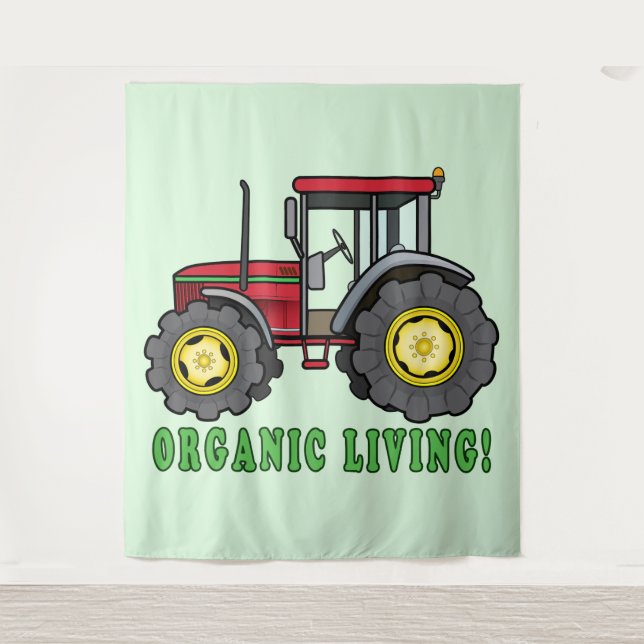 Traktor: Bio Leben! Wandteppich (Vorderseite)