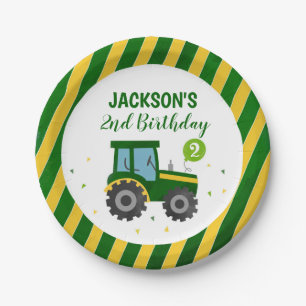 Traktor Farm Barnyard Geburtstagspartei Teller