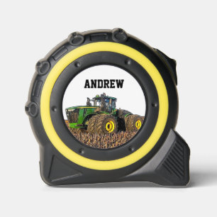 Traktor Farm Camouflage Individuelle Name Grün Maßband