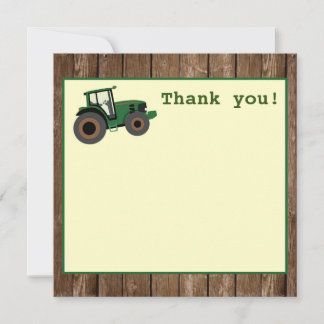 Traktor Geburtstag Danke, Bauernhof Geburtstag Dankeskarte