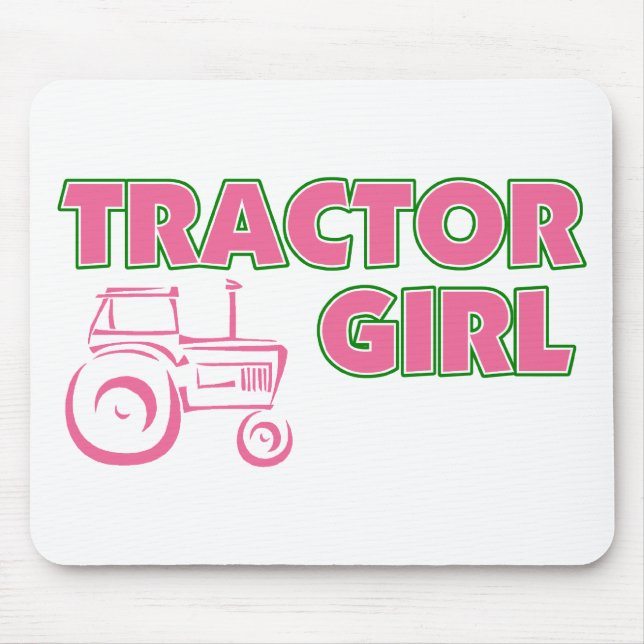 Traktor Girl Mousepad (Vorne)