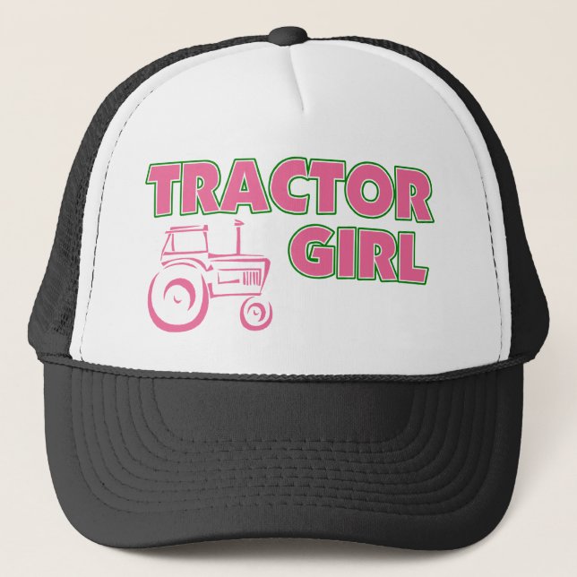 Traktor Girl Truckerkappe (Vorderseite)
