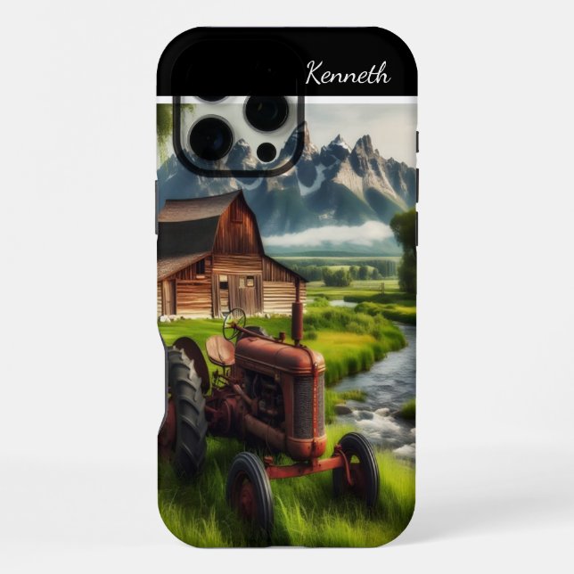 Traktor iPhone Hülle (Rückseite)