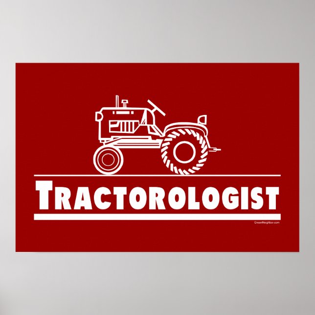 Traktor Ologist RED Poster (Vorne)