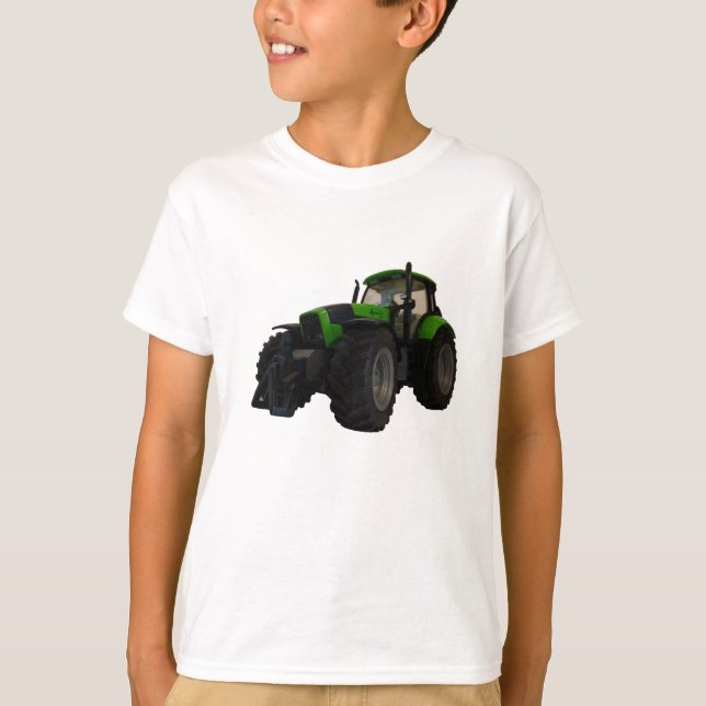 Traktor scherzt T - Shirt (Vorderseite)