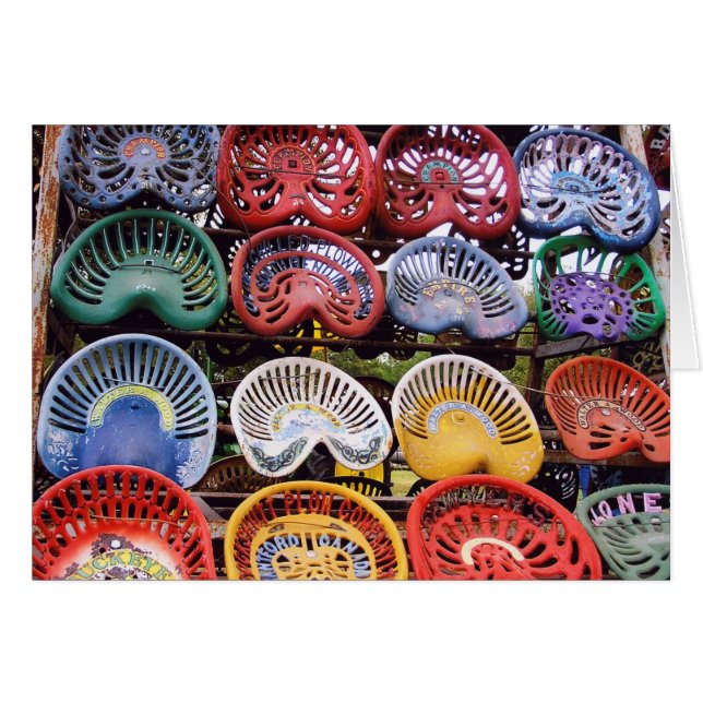 Traktor-Sitze an der Traktor-Show (Vorderseite (Horizontal))