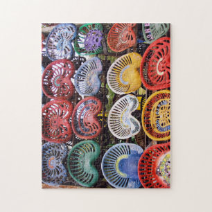 Traktor-Sitze an der Traktor-Show Puzzle