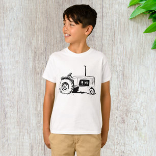 Traktor Skizze T-Shirt