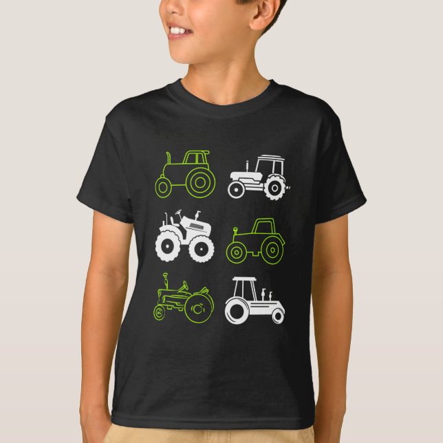 Traktor Trekker Landwirt Bauer Acker Landwirt Gesc T-Shirt (Vorderseite)