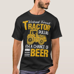Traktor, Wöchendprognose Traktor Bier Gif T-Shirt