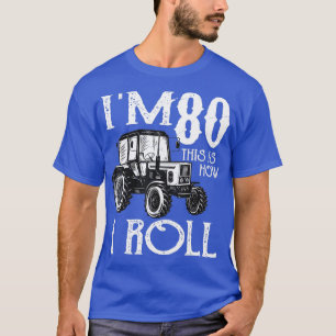Traktoren Farmer Rancher 80. Geburtstag Lustiger S T-Shirt