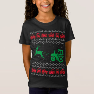 Traktoren Landwirtschaft hässlich Weihnachts Sweat T-Shirt