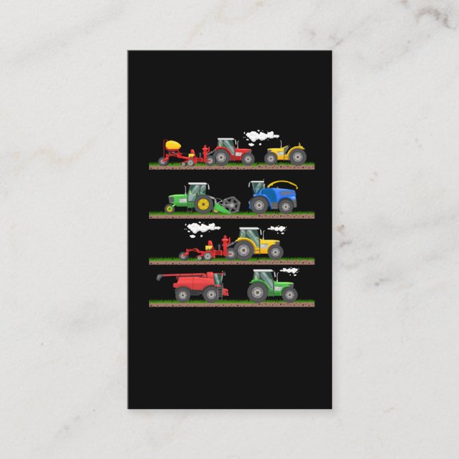 Traktorenzucht Visitenkarte (Vorderseite)