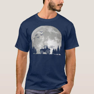 Traktorfahrer  Landwirtschaft Landwirtschaft  Mond T-Shirt