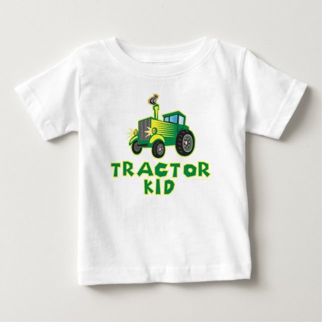 Traktorkid Baby T-shirt (Vorderseite)