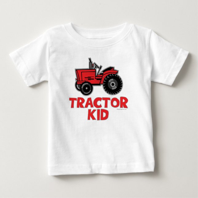 Traktorkid Baby T-shirt (Vorderseite)