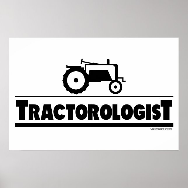 Traktorologe Poster (Vorne)