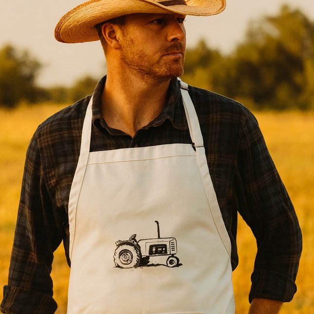 Traktorskizze Schürze (Von Creator hochgeladen)