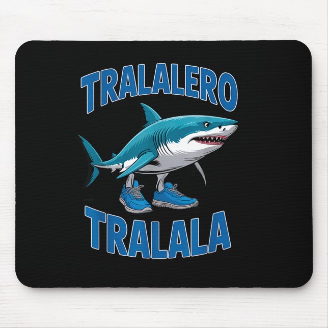 Tralalero Tralala Funny Italian Brainrot Toddlers  Mousepad (Vorne)