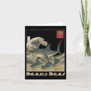 Tralalero Tralala Hai Italienisches Brainrot Meme  Karte