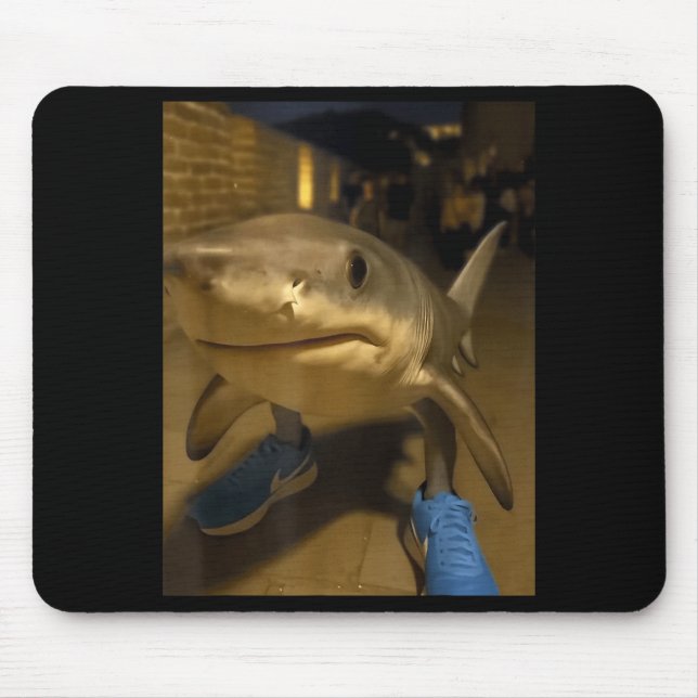 Tralalero tralala Hai-Meme  Mousepad (Vorne)