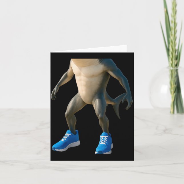 Tralalero Tralala Italian Brainrot Halloween Costu Karte (Vorderseite)