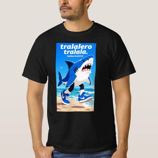tralalero tralala "italian brainrot"  T-Shirt (Vorderseite)
