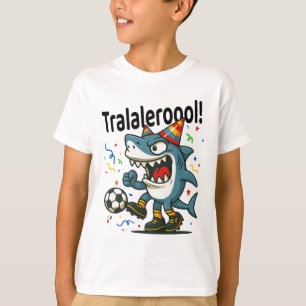 Tralalero Tralala Italien Brainrot Fußball Geburts T-Shirt