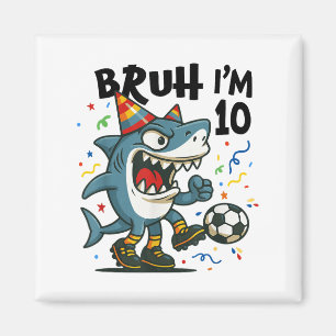 Tralalero Tralala Italienischer Brainrot Fußball 1 Magnet
