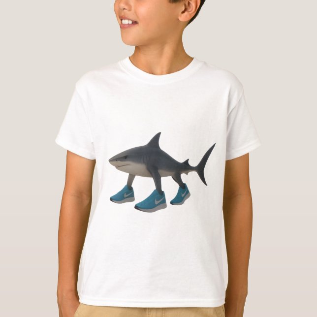 Tralalero Tralala Shark with shoes T-Shirt (Vorderseite)