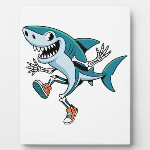 Tralalero Tralala SkeleBoo Halloween Design Fotoplatte