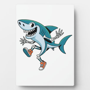 Tralalero Tralala SkeleBoo Halloween Design Fotoplatte