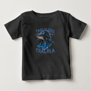 Tralalero Tralalala Bootleg Brainrot Italian Meme Baby T-shirt