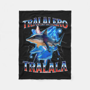 Tralalero Tralalala Bootleg Brainrot Italienisches Fleecedecke