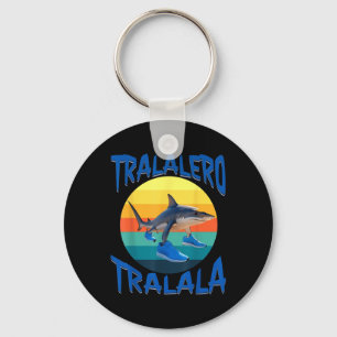 Tralalero Tralalala Funny Italian Brainrot Meme Schlüsselanhänger