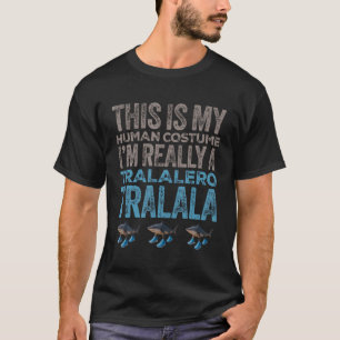 Tralalero Tralalala Human Costume Funny Halloween T-Shirt