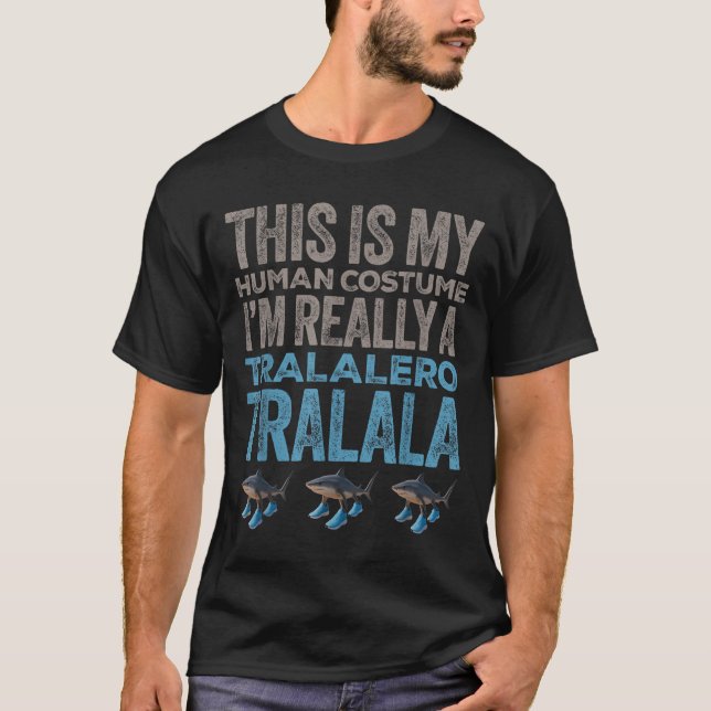 Tralalero Tralalala Menschliche Kostüme SonnenHall T-Shirt (Vorderseite)