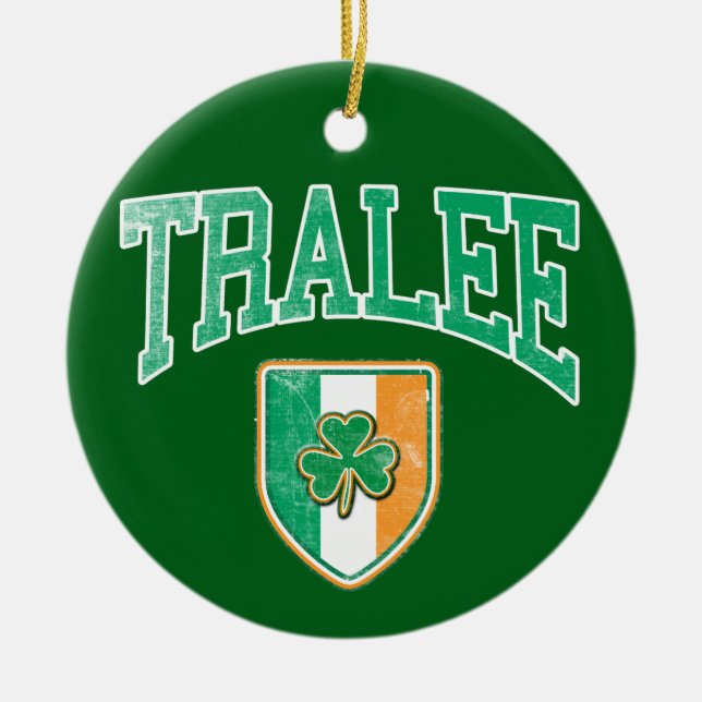 TRALEE Irland Keramikornament (Vorne)