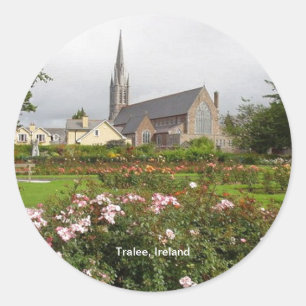 Tralee Irland, Rose Garden, Runder Aufkleber