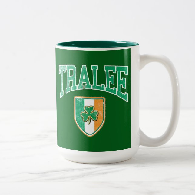 TRALEE Irland Zweifarbige Tasse (Rechts)