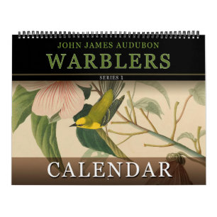 Trällerer-Vögel Johns Audubon von Amerika-Kalender Kalender