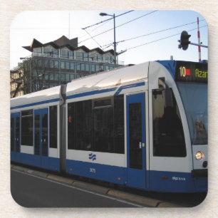 Tram Amsterdam Getränkeuntersetzer