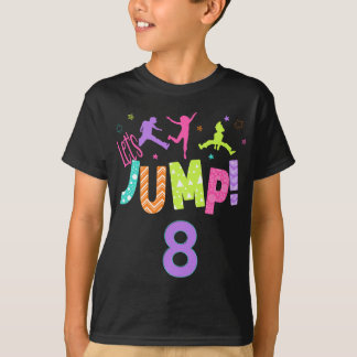Trampolin Bounce Geburtstagskleidung Outfit Party T-Shirt