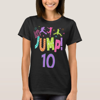 Trampolin Bounce Geburtstagskleidung Outfit Party T-Shirt