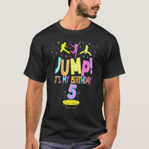 Trampolin Geburtstagsparty für Mädchen T-Shirt